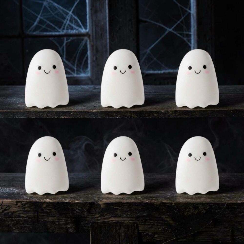 Case Of 6 Ghost Squishy - NEW In Box. Halloween Gift LOT of 6